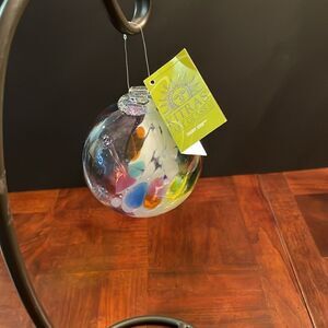 KITRAS Art Glass Fairy Orb Ball Handblown Glass Orb Beautiful
